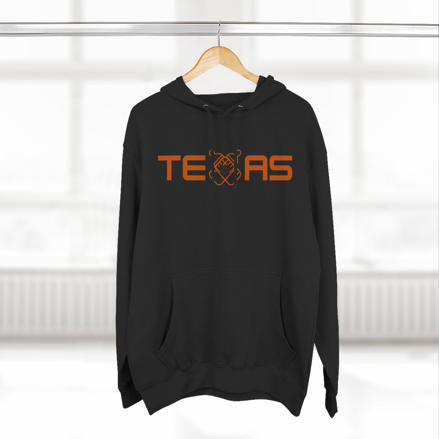 Texas Three-Panel Fleece Hoodie, Comfy Texas Sweatshirt, Cozy Hoodie for Fans, Gift for Texans, Stylish Casualwear