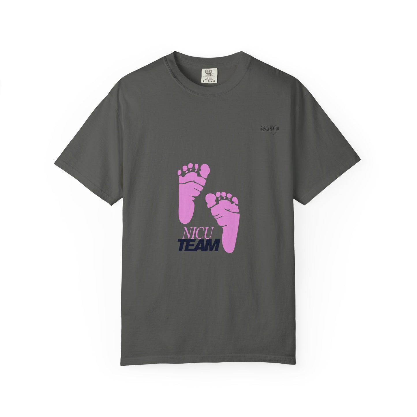 NICU Team Unisex T-shirt with Small Feet Design