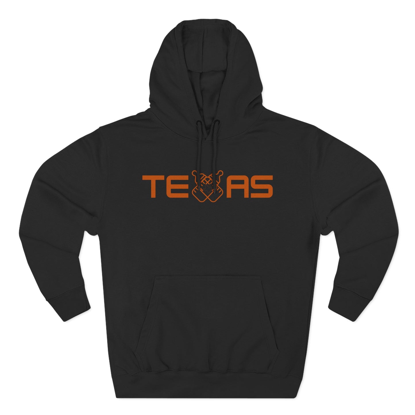 Texas Three-Panel Fleece Hoodie, Comfy Texas Sweatshirt, Cozy Hoodie for Fans, Gift for Texans, Stylish Casualwear
