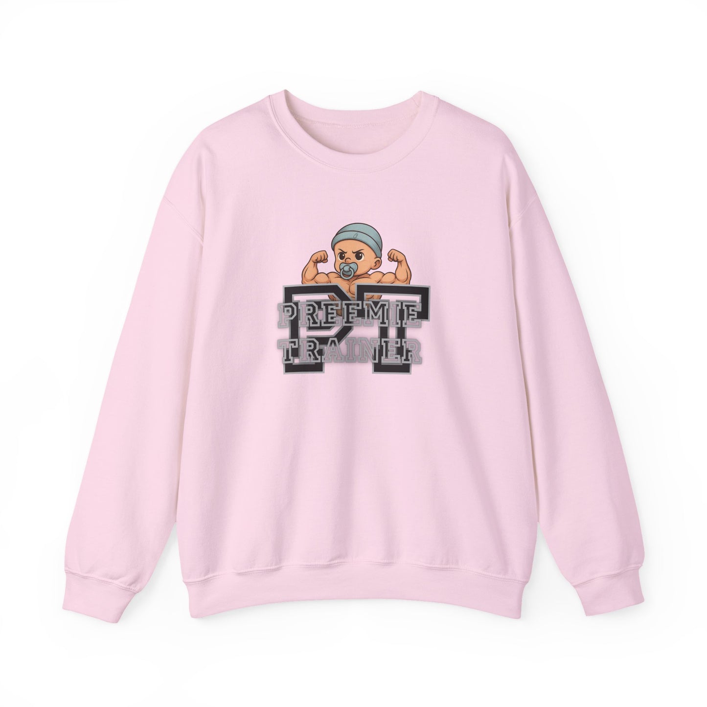 PT Preemie Trainer Crewneck Sweatshirt - Buff Baby