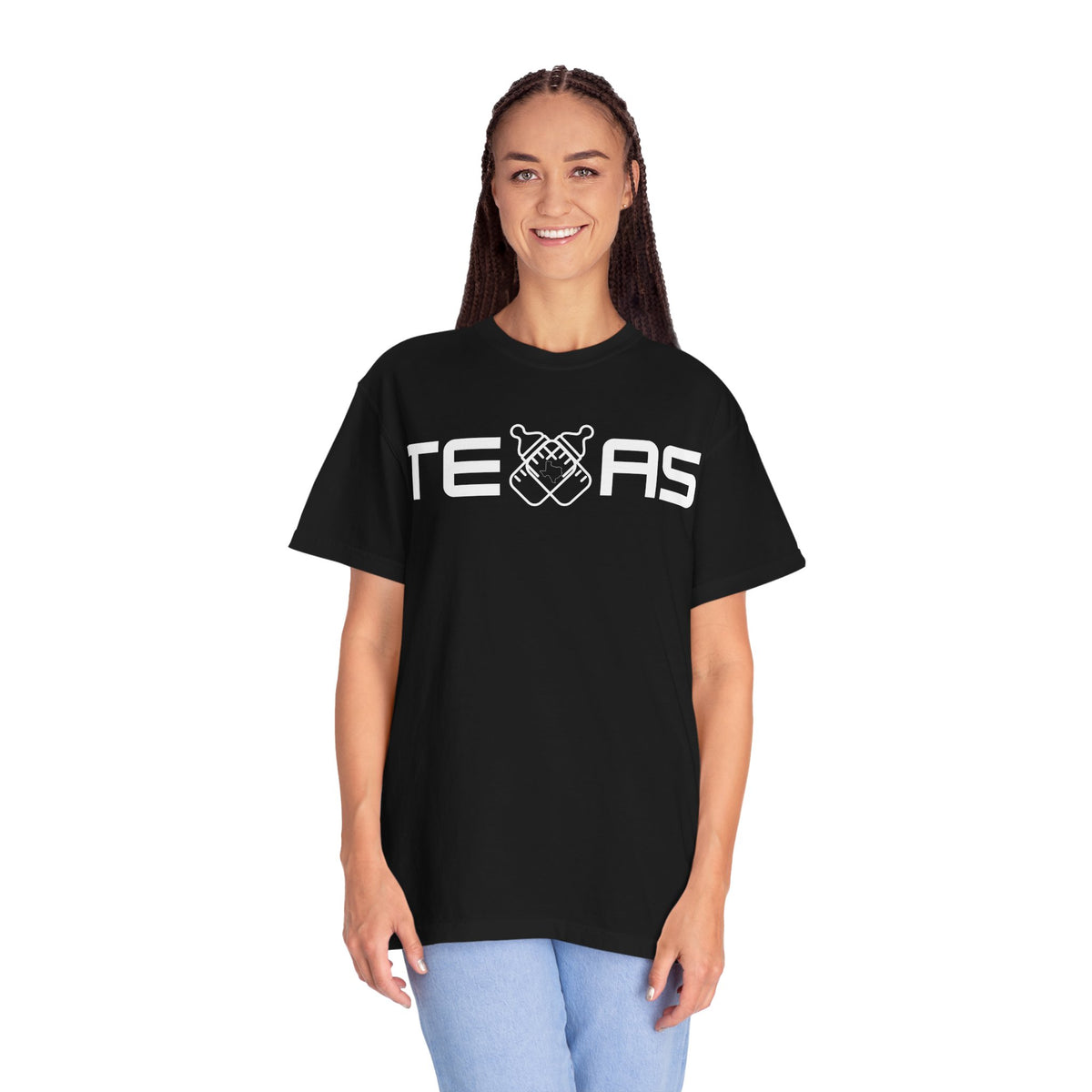 Texas Baby Bottles Unisex T-Shirt Black