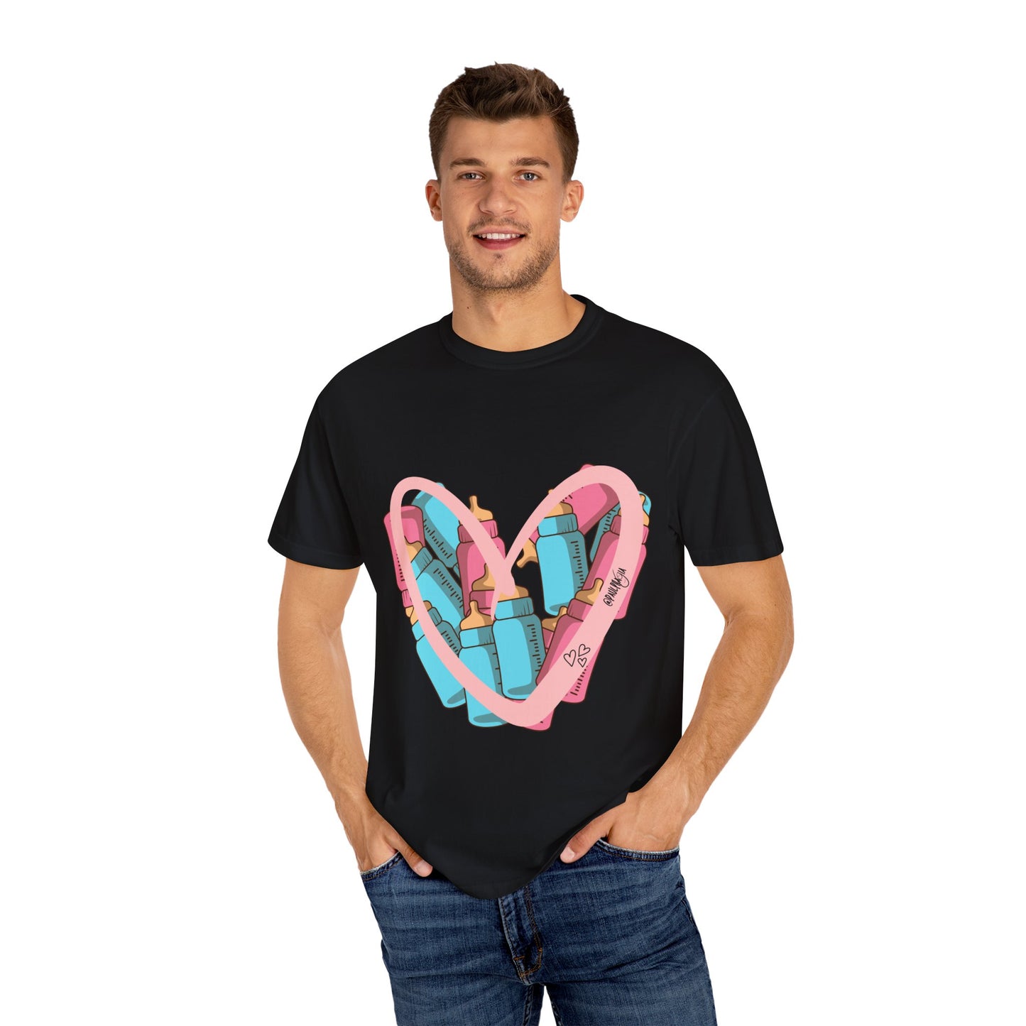 Heart Bottles Unisex T-shirt for NICU Feeding Therapists/Nurses