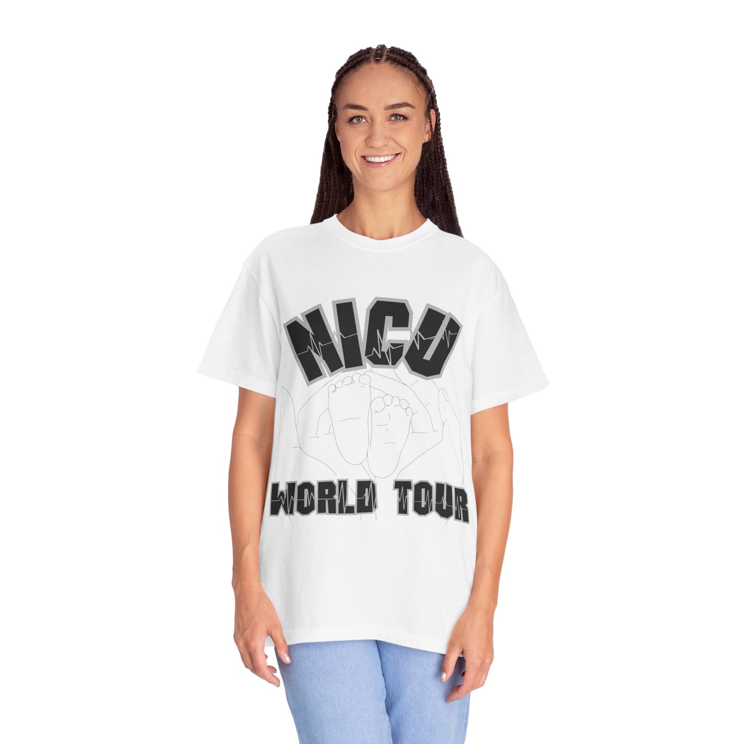 NICU World Tour Unisex T-shirt with Milestones