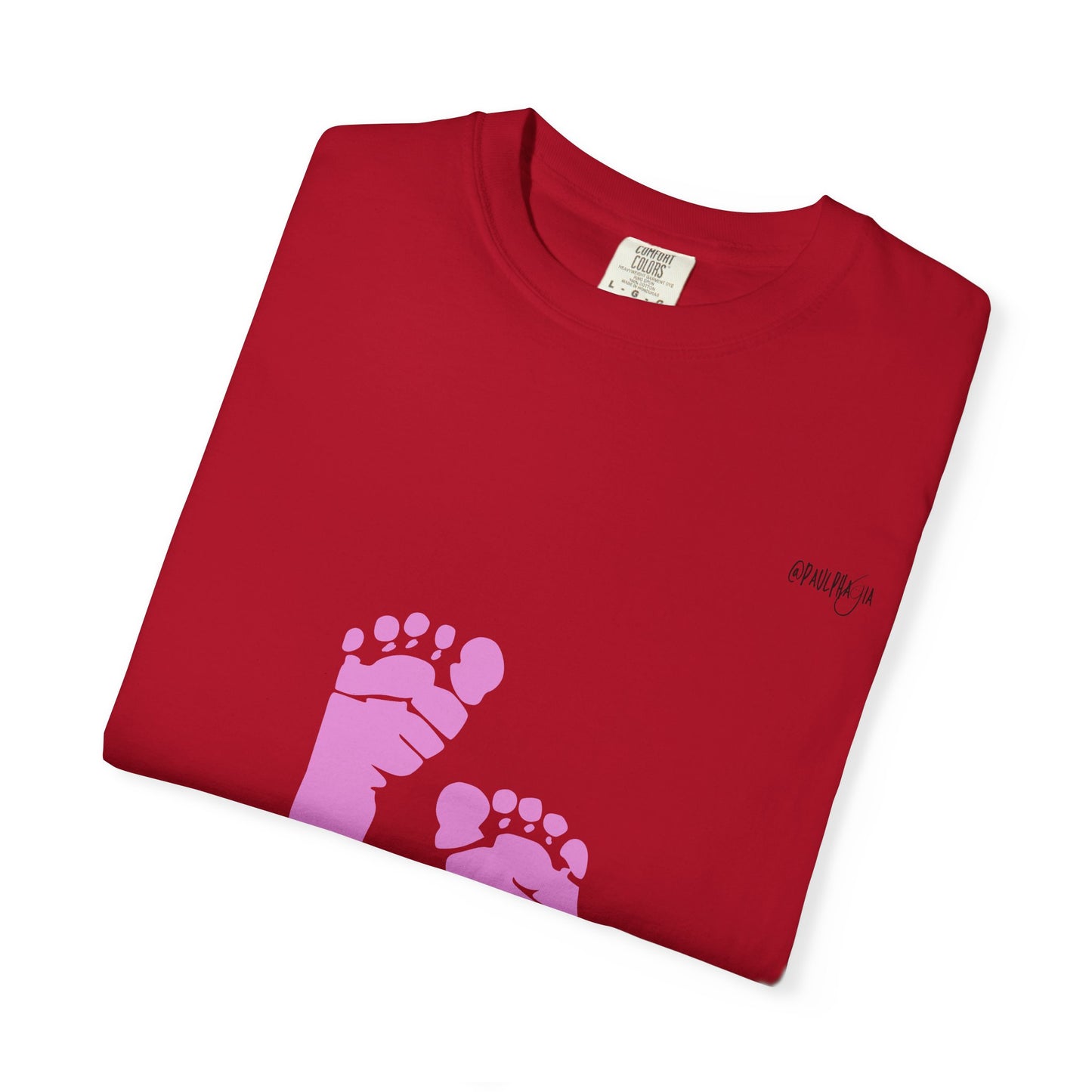 NICU Feeding Team Unisex T-shirt with Small Feet Design