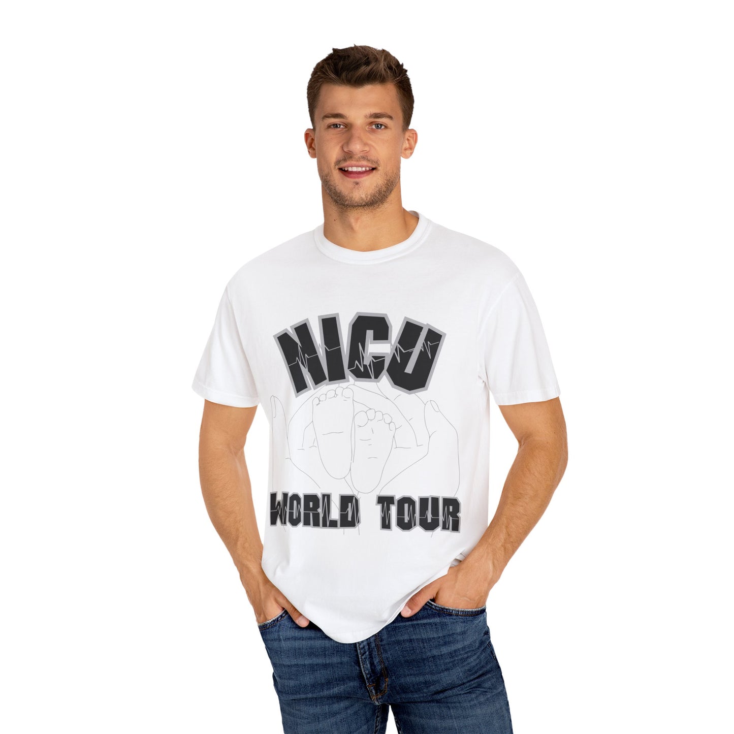 NICU World Tour Unisex T-shirt with Milestones