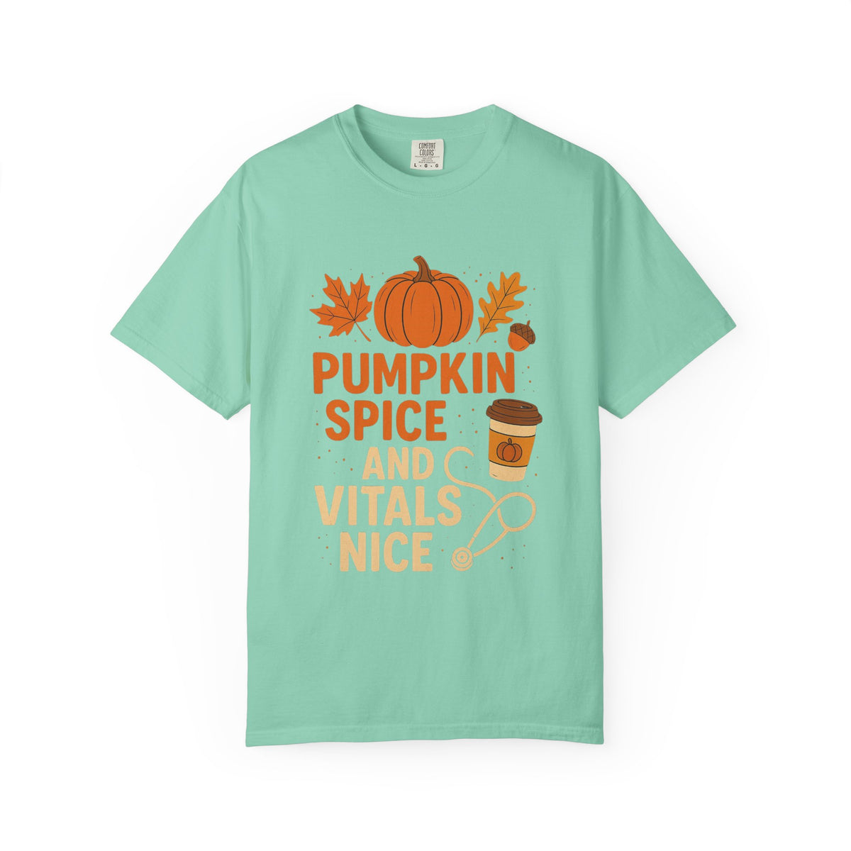 Pumpkin Spice & Vitals Nice - Unisex T-Shirt