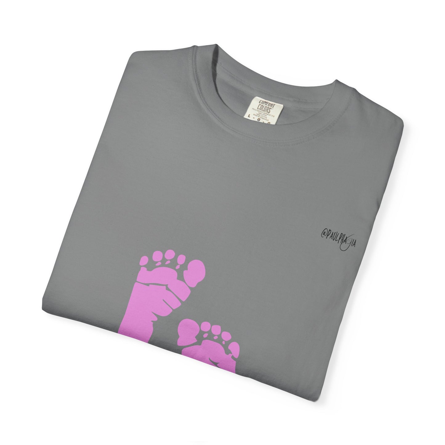 NICU Feeding Team Unisex T-shirt with Small Feet Design