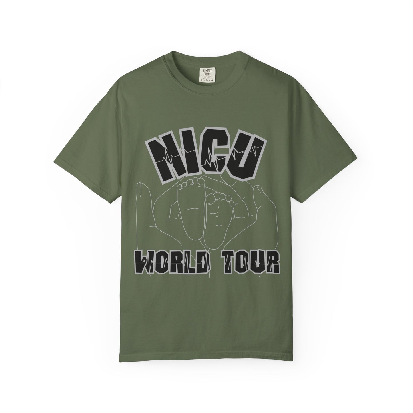 NICU World Tour Unisex T-shirt with Milestones (Dark)