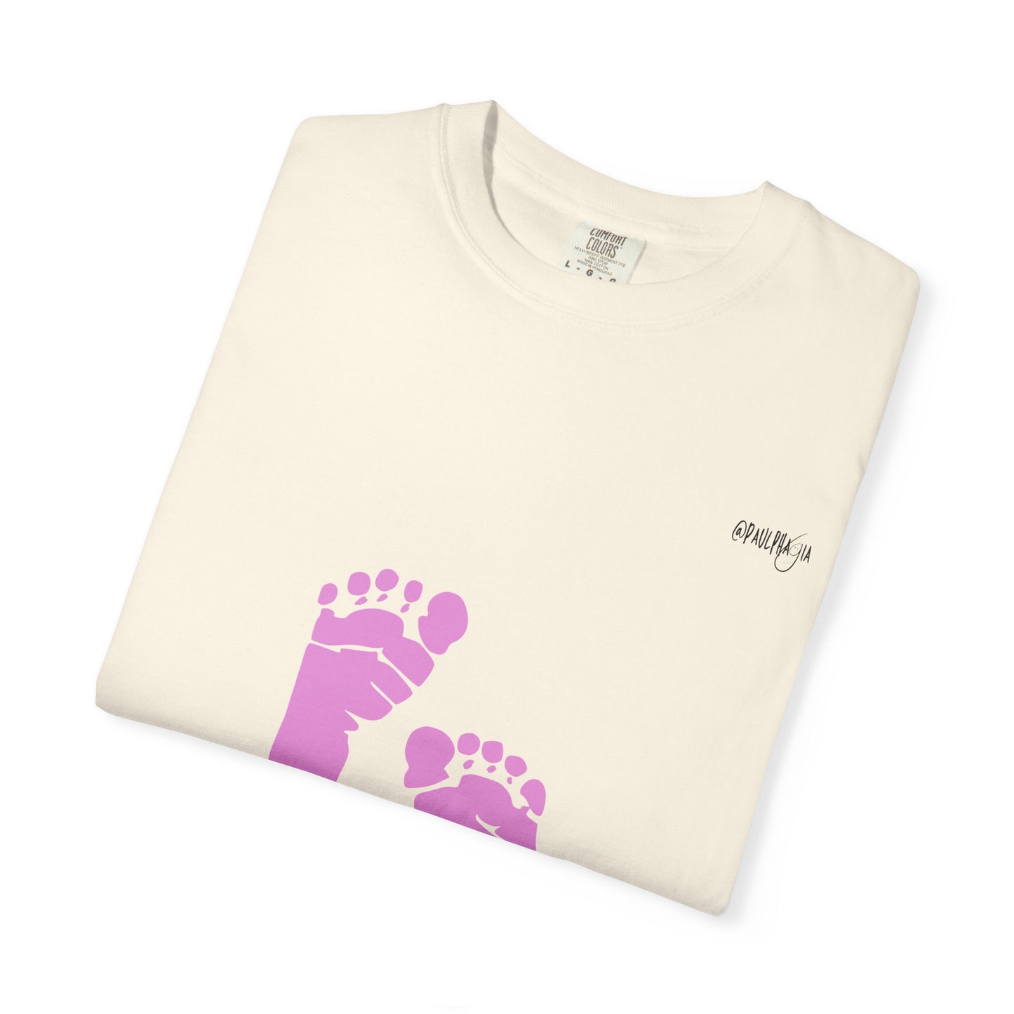 NICU Feeding Team Unisex T-shirt with Small Feet Design