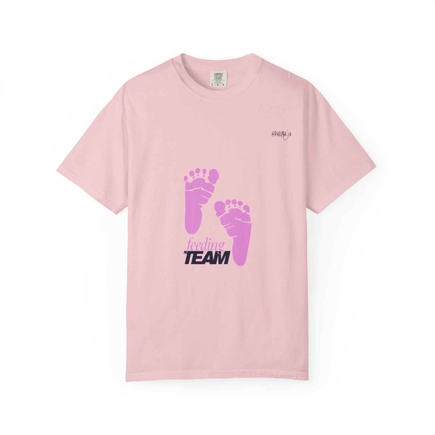 NICU Feeding Team Unisex T-shirt with Small Feet Design