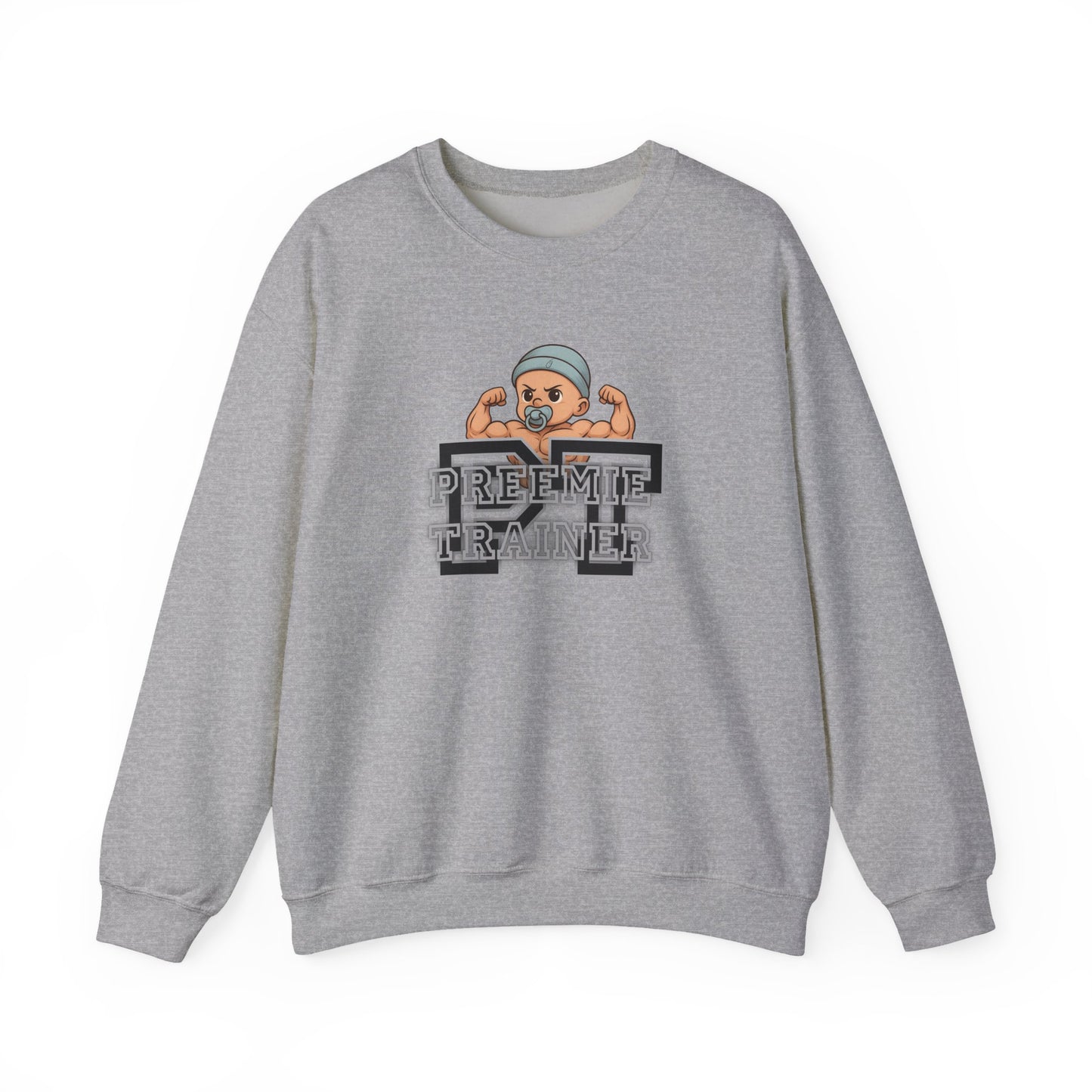 PT Preemie Trainer Crewneck Sweatshirt - Buff Baby