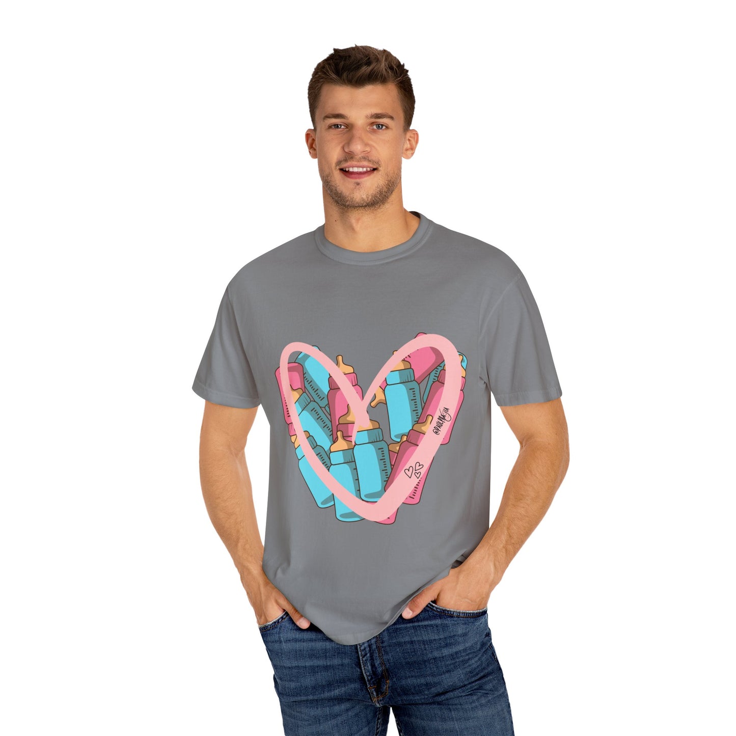 Heart Bottles Unisex T-shirt for NICU Feeding Therapists/Nurses
