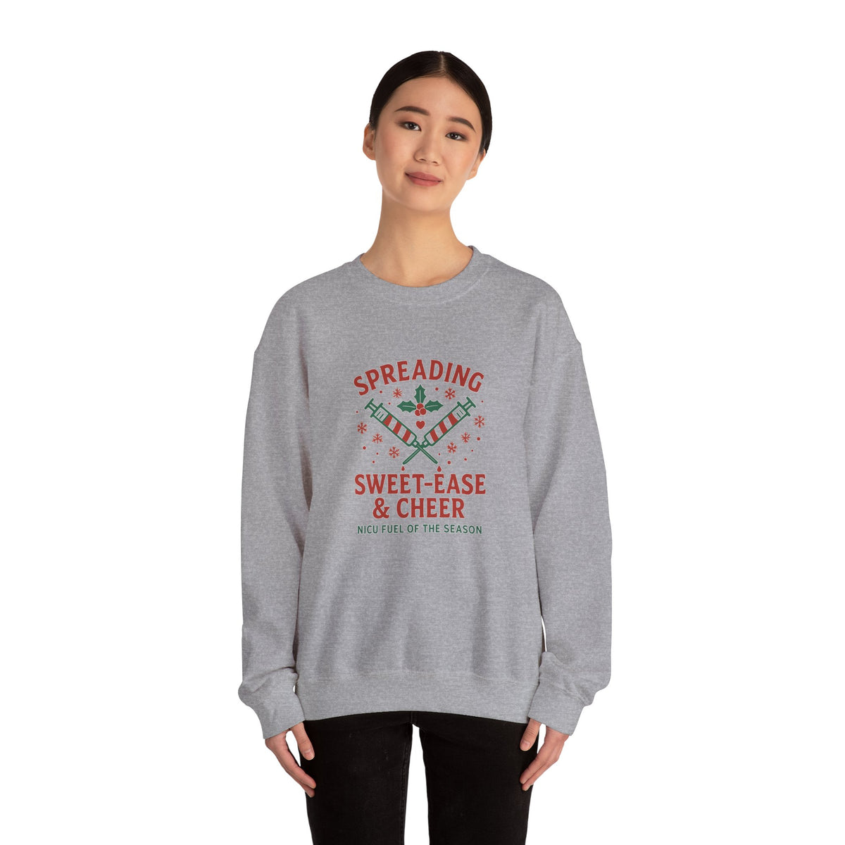 Holiday Cheer Unisex Sweater- Spreading Sweet-Ease & Cheer