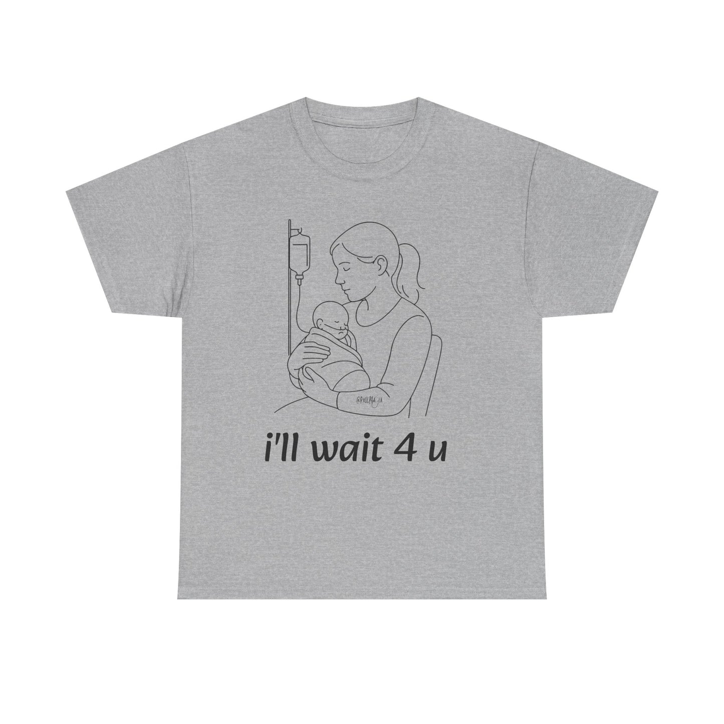 I'll Wait 4 U Cotton Shirt
