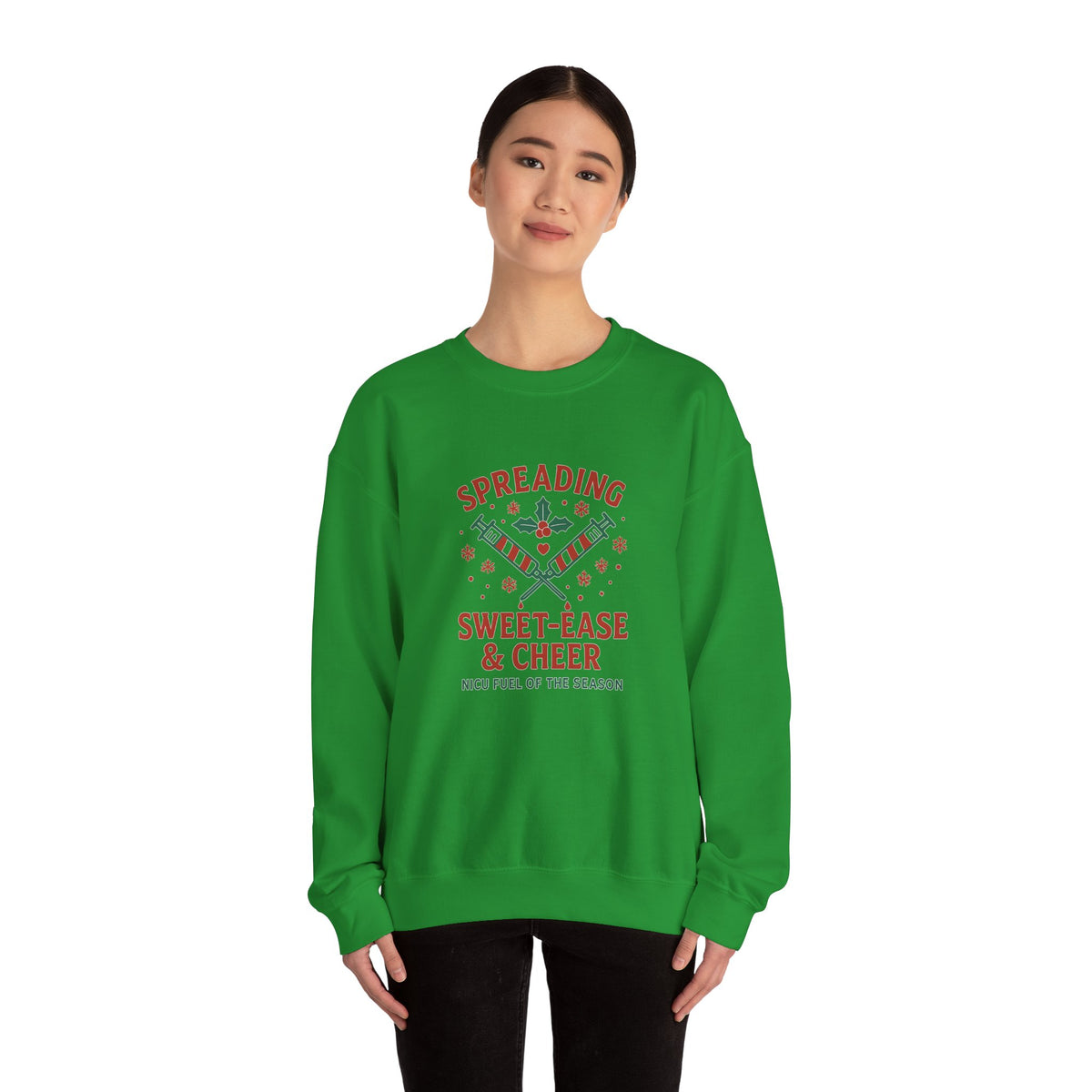 Holiday Cheer Unisex Sweater- Spreading Sweet-Ease & Cheer