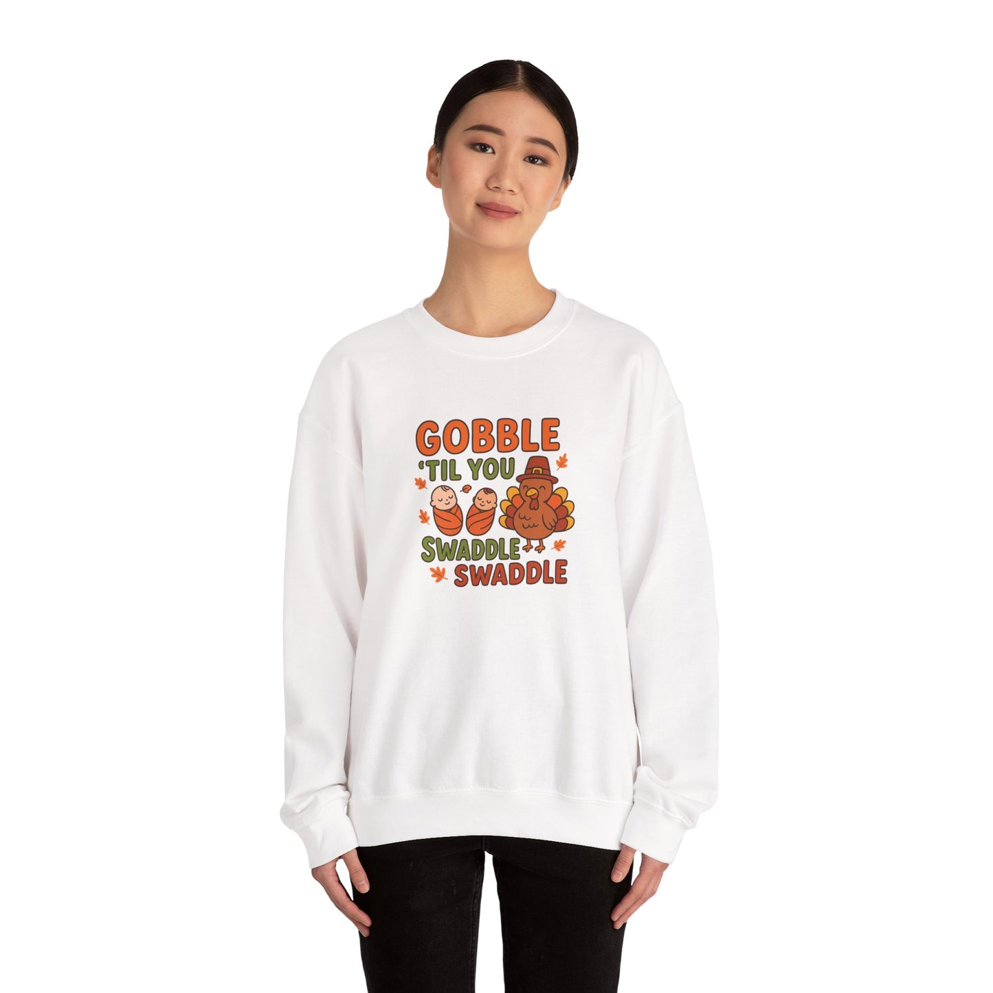 Thanksgiving NICU Sweater: Gobble 'Til You Swaddle