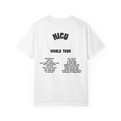 NICU World Tour Unisex T-shirt with Milestones