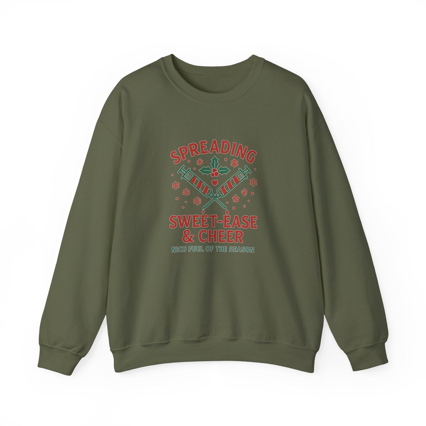 Holiday Cheer Unisex Sweater- Spreading Sweet-Ease & Cheer
