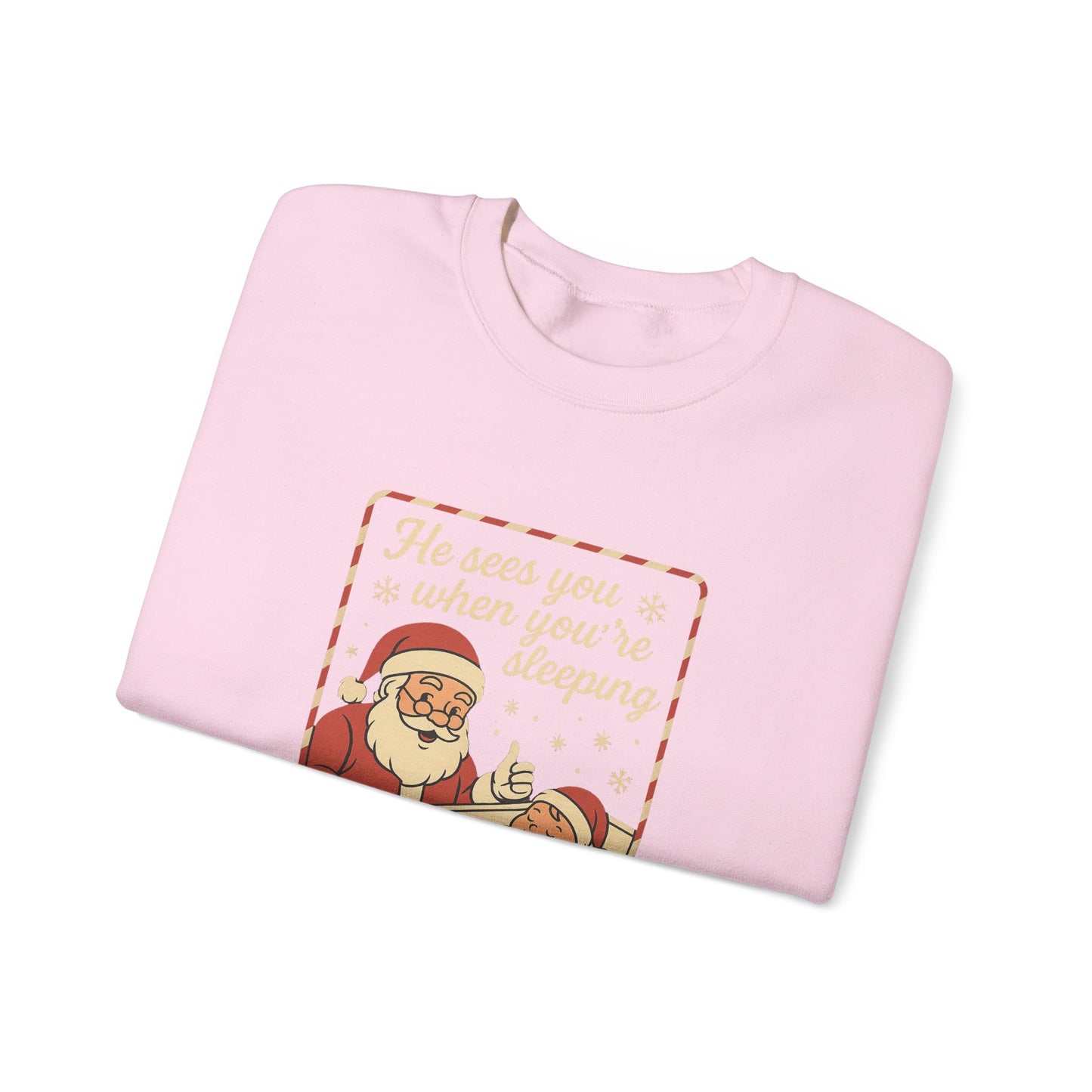 Santa's Sleepy Sweater - Holiday Humor