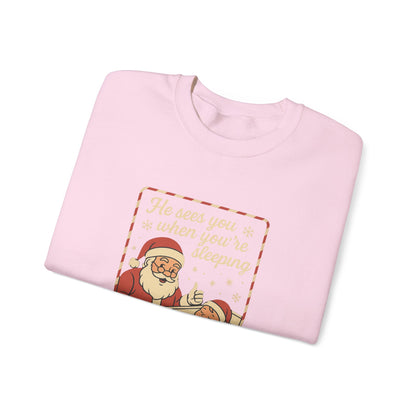 Santa's Sleepy Sweater - Holiday Humor