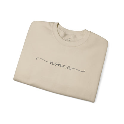 Nonna Crewneck Sweatshirt Cozy Grandma Gift