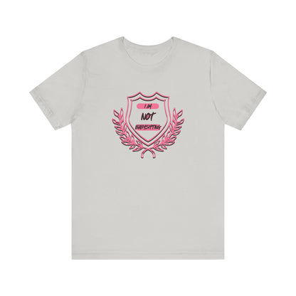 Dad Unisex Tee - 'i am not babysitting' Shield
