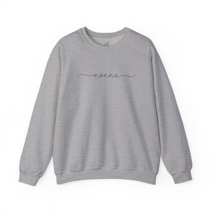 Nonna Crewneck Sweatshirt Cozy Grandma Gift