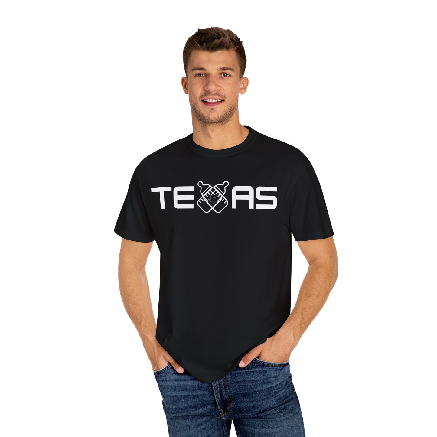 Texas Baby Bottles Unisex T-Shirt Black