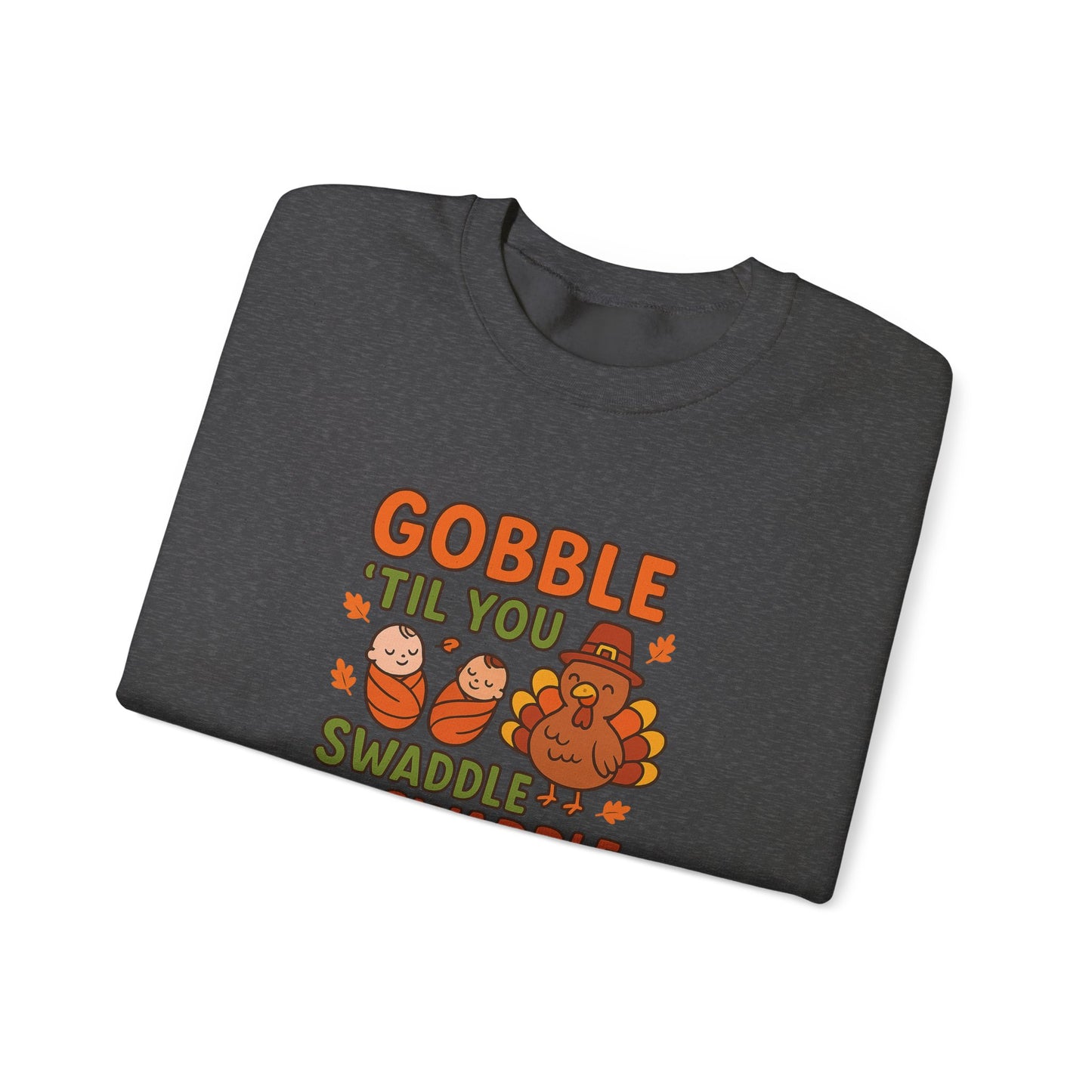 Thanksgiving NICU Sweater: Gobble 'Til You Swaddle