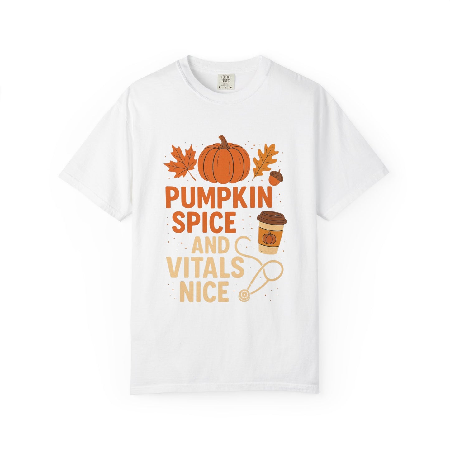 Pumpkin Spice & Vitals Nice - Unisex T-Shirt