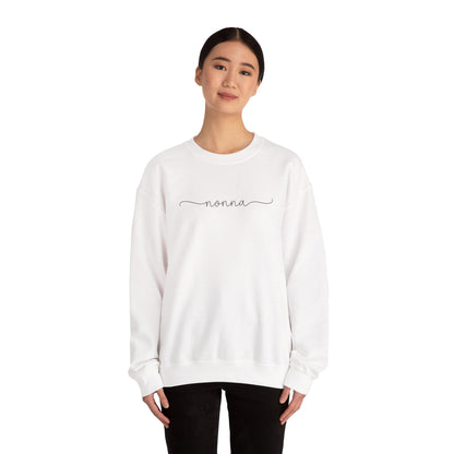 Nonna Crewneck Sweatshirt Cozy Grandma Gift