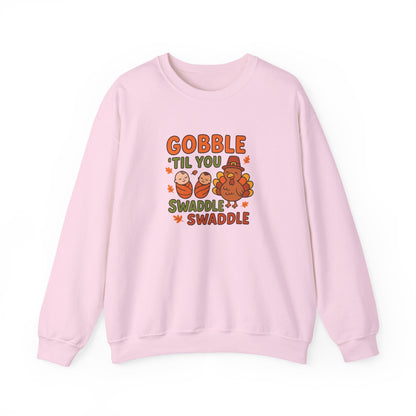 Thanksgiving NICU Sweater: Gobble 'Til You Swaddle