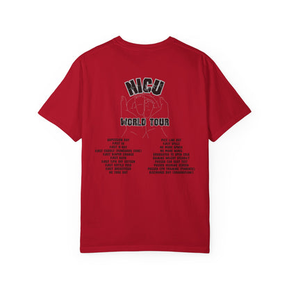 NICU World Tour Unisex T-shirt with Milestones