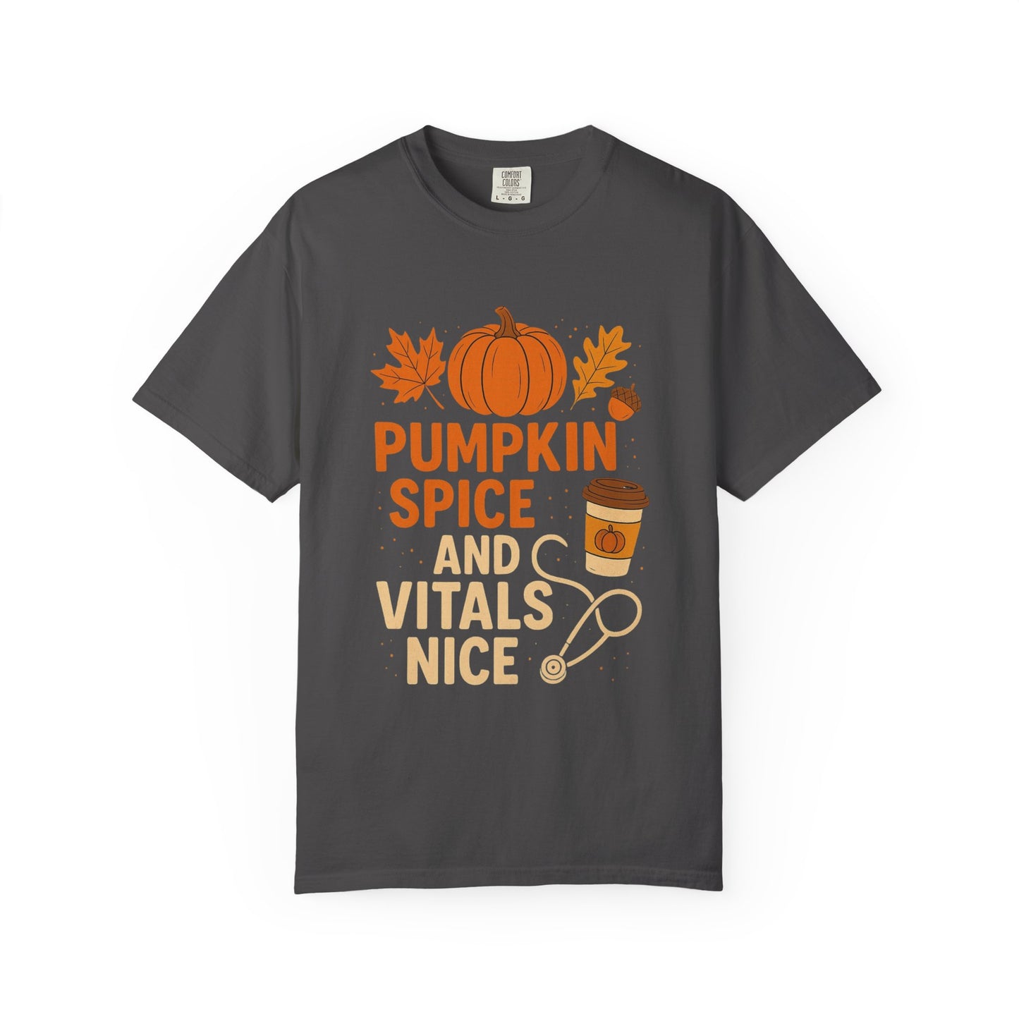 Pumpkin Spice & Vitals Nice - Unisex T-Shirt