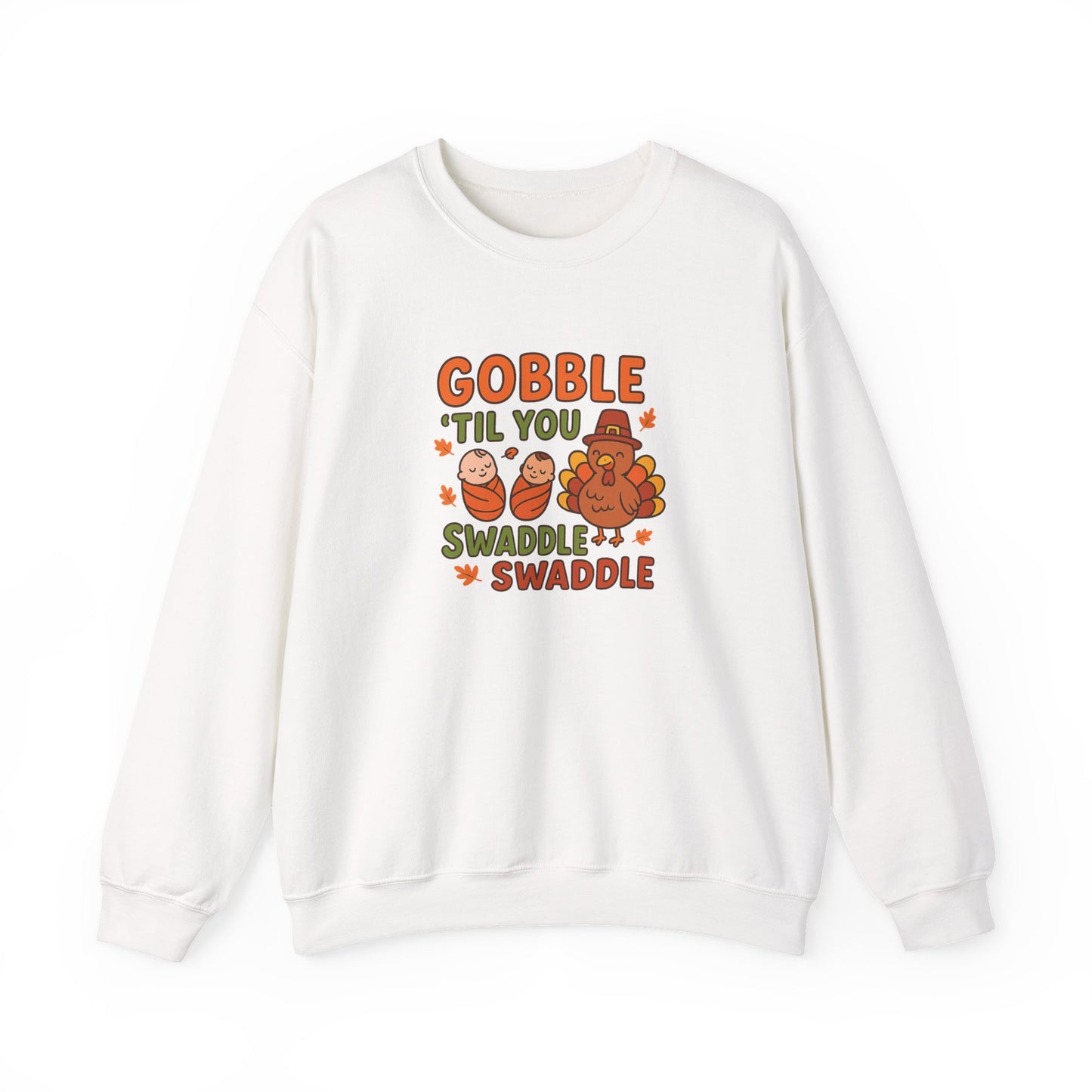 Thanksgiving NICU Sweater: Gobble 'Til You Swaddle