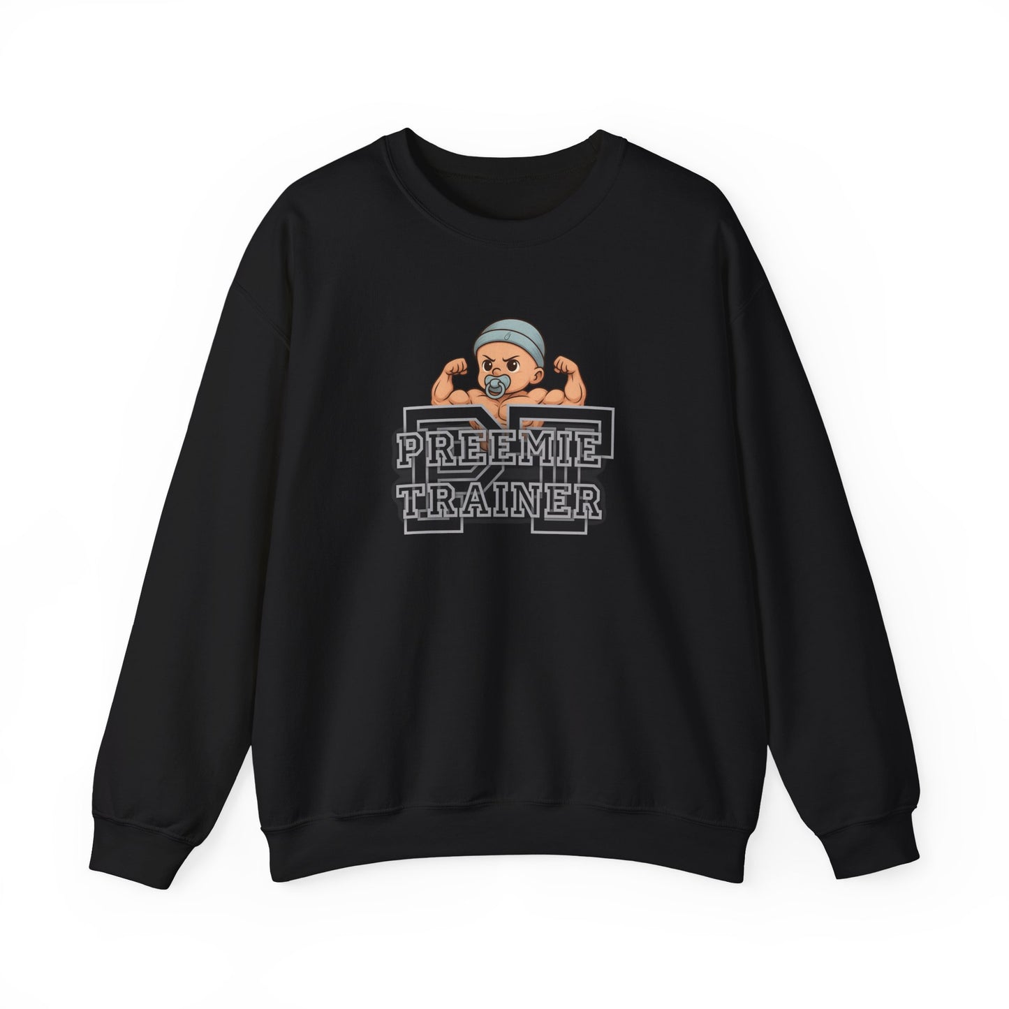 PT Preemie Trainer Crewneck Sweatshirt - Buff Baby