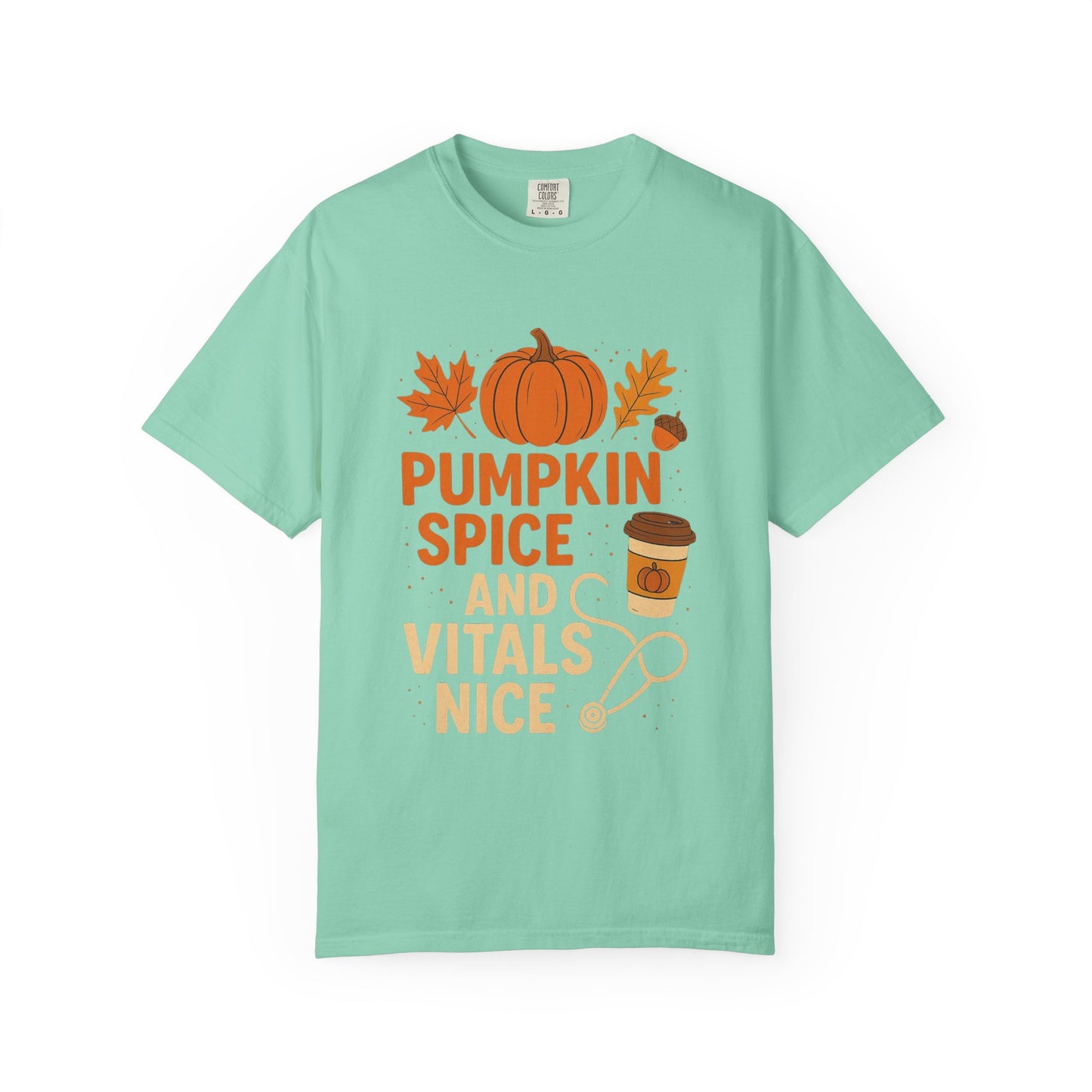 Pumpkin Spice & Vitals Nice - Unisex T-Shirt