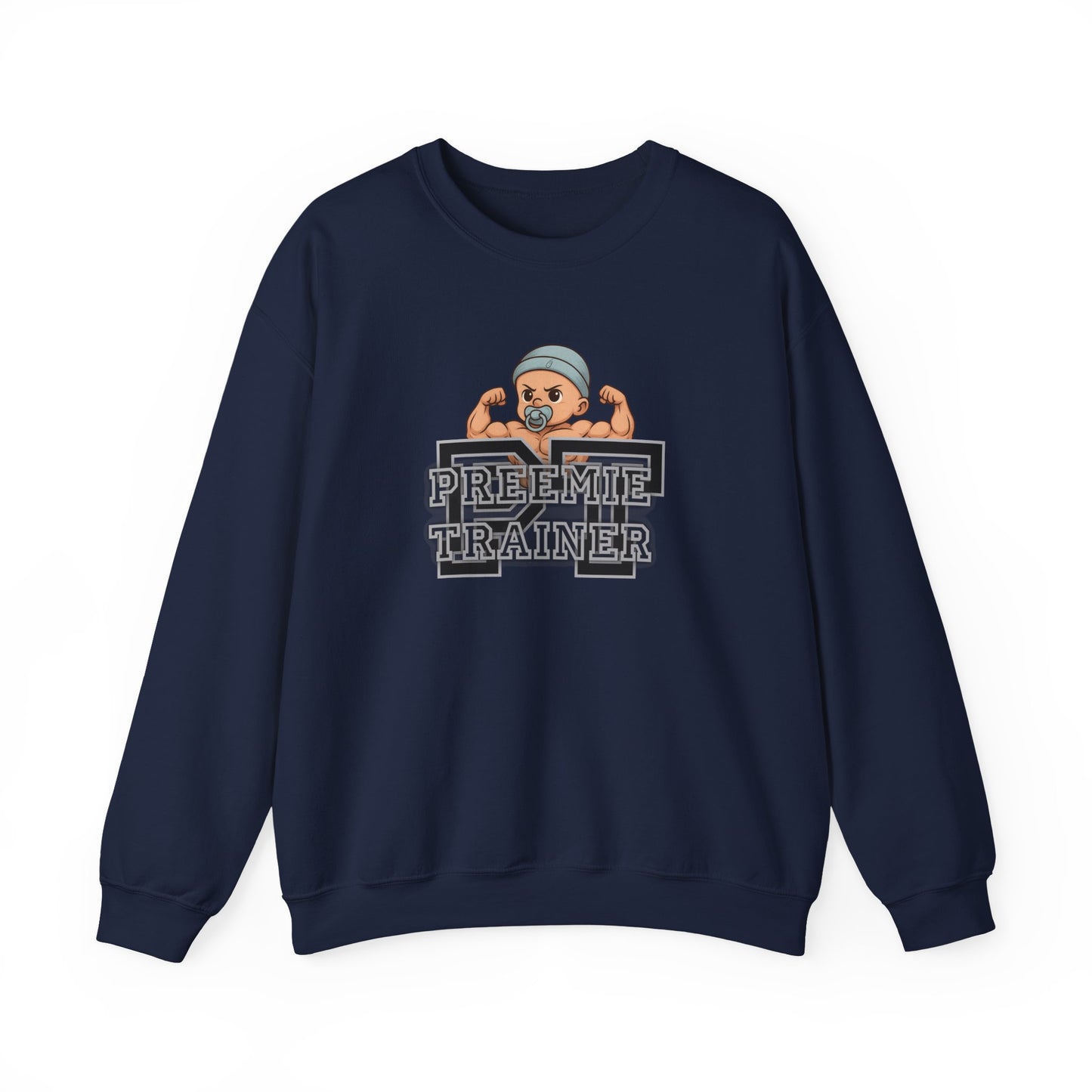 PT Preemie Trainer Crewneck Sweatshirt - Buff Baby