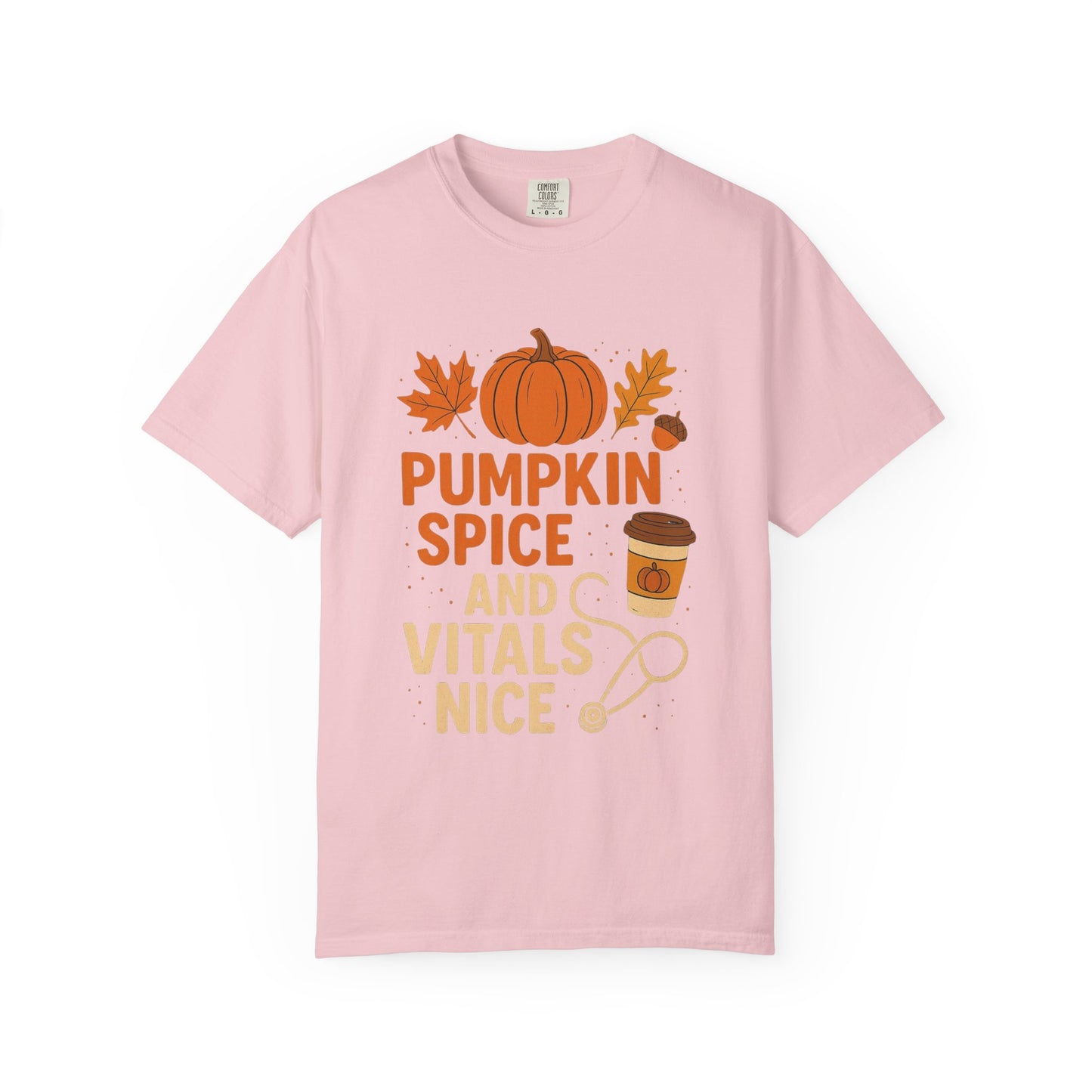Pumpkin Spice & Vitals Nice - Unisex T-Shirt