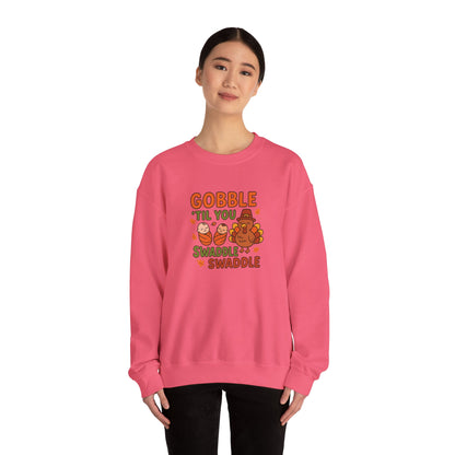 Thanksgiving NICU Sweater: Gobble 'Til You Swaddle