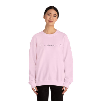 Nonna Crewneck Sweatshirt Cozy Grandma Gift