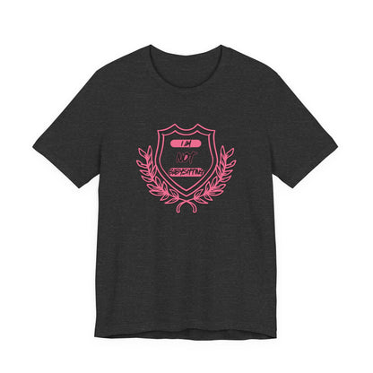 Dad Unisex Tee - 'i am not babysitting' Shield