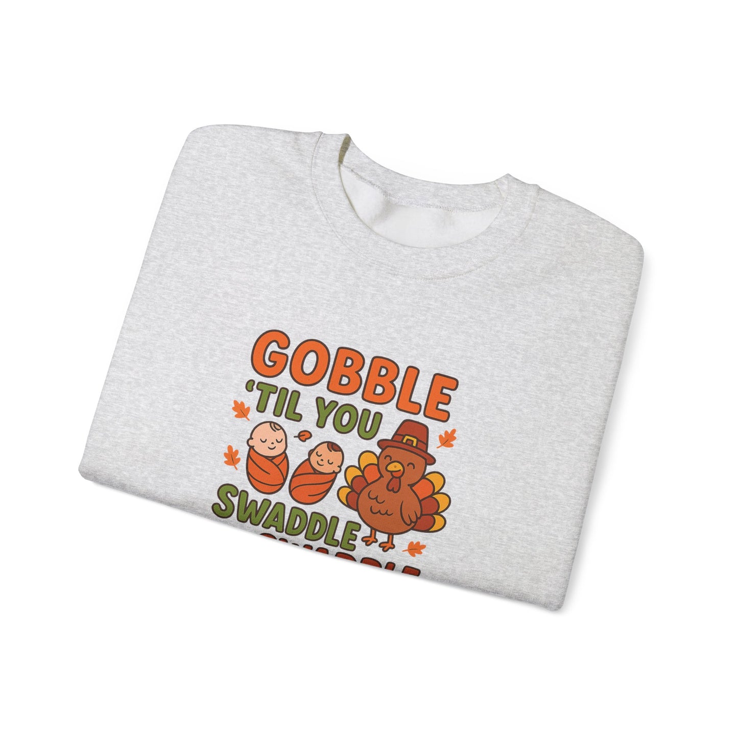 Thanksgiving NICU Sweater: Gobble 'Til You Swaddle