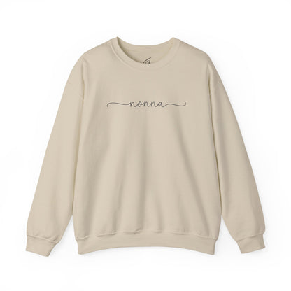 Nonna Crewneck Sweatshirt Cozy Grandma Gift