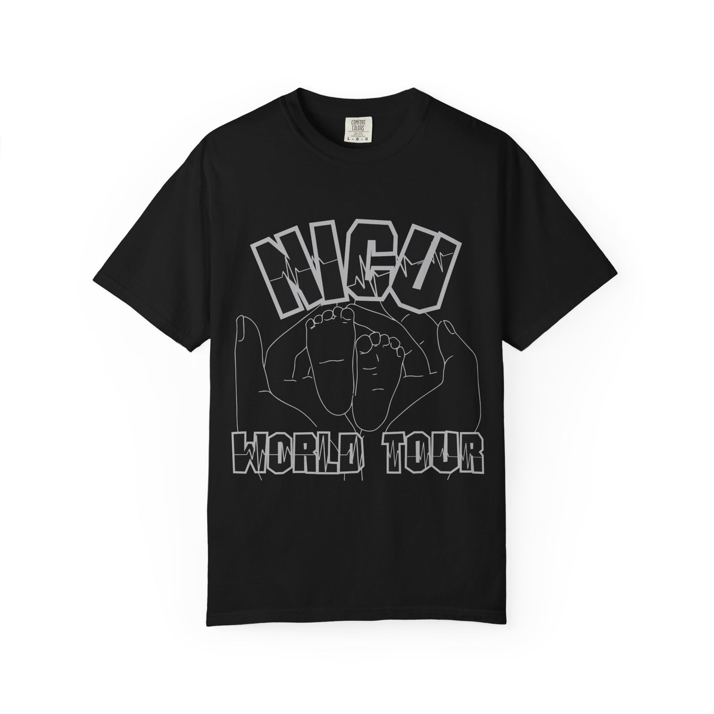 NICU World Tour Unisex T-shirt with Milestones (Dark)