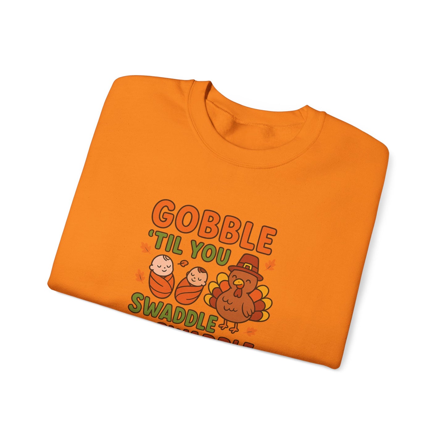 Thanksgiving NICU Sweater: Gobble 'Til You Swaddle