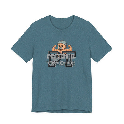 T-Shirt Preemie Trainer Physical Therapy NICU Buff Preemie Unisex Jersey Short Sleeve Tee