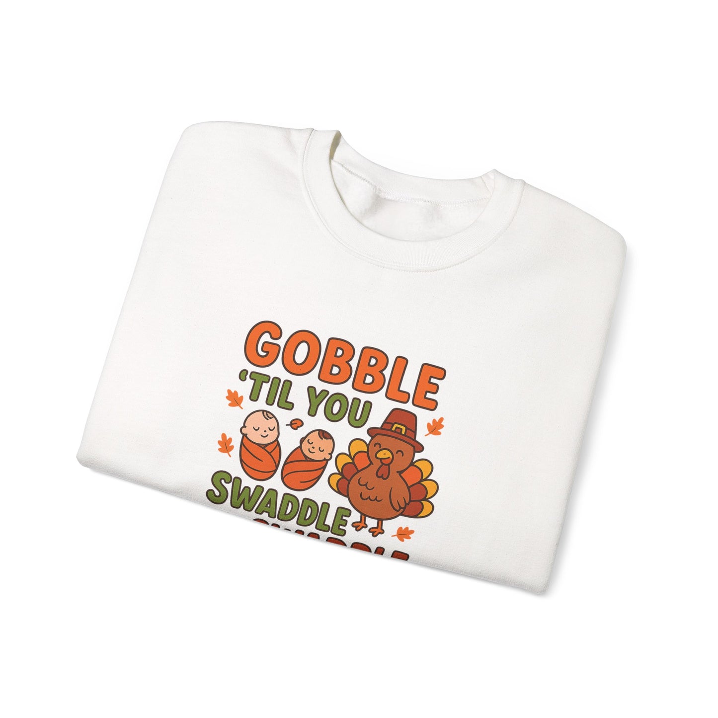 Thanksgiving NICU Sweater: Gobble 'Til You Swaddle