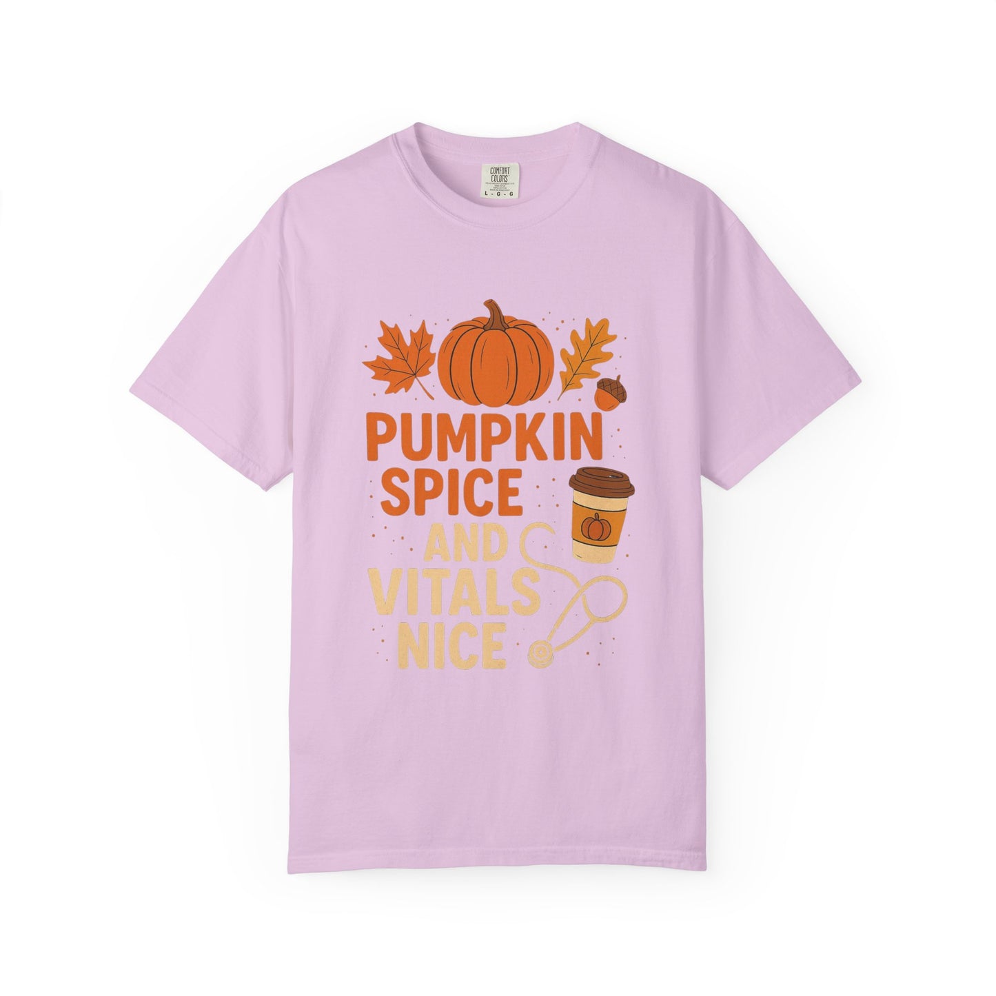 Pumpkin Spice & Vitals Nice - Unisex T-Shirt