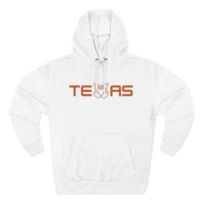 Texas Three-Panel Fleece Hoodie, Comfy Texas Sweatshirt, Cozy Hoodie for Fans, Gift for Texans, Stylish Casualwear